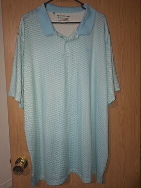 Under Armour Men’s Aqua Patterned Performance Polo